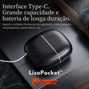 LisoPocket™ - Mini Pente Alisador De Cabelo Sem Fio 2 Em 1
