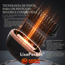 LisoPocket™ - Mini Pente Alisador De Cabelo Sem Fio 2 Em 1