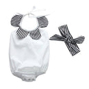 Conjunto Chic Baby Listradinho - Tamanhos de 0 a 2 anos