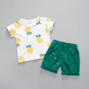 Conjunto  Abacaxi My Boy - Tamanhos 0 a 3 anos