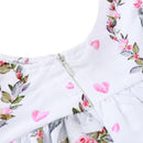 Vestido Casual Coelhinha - Tamanhos de 6 meses a 4 anos
