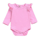Conjunto Body com Saia e Suspensório Floral - Tamanhos de 0 a 2 anos