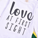 Conjuntinho Amor a Primeira Vista Baby  Boy e Girl - Tamanhos 0 a 12 meses