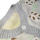 Cardigan Panda Unissex - Tamanhos de 1 a 3 anos