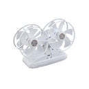 CALORDRON - Ventilador de Teto 2 em 1- Silencioso com Luz LED Dimerizável – Design Dobrável, Elétrico e Moderno